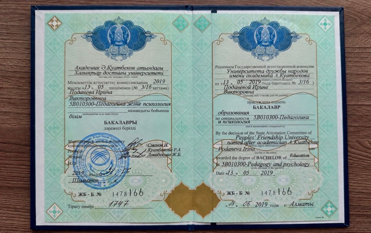 Диплом или сертификат 4